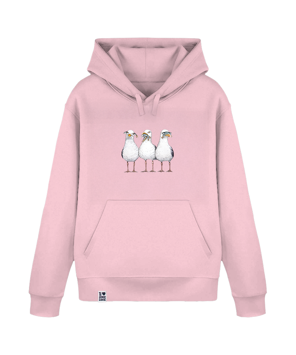 Drei Möwen  - Unisex Hoodie | 100% Bio-Baumwolle