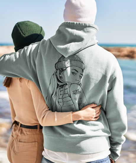 Skipperin Lucy  - Unisex Hoodie Backprint