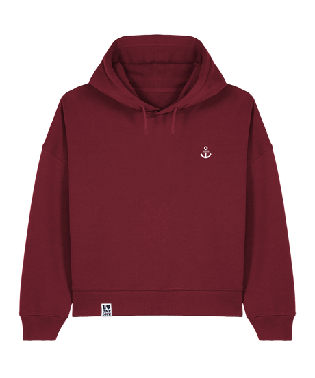 Unser Klassiker - Damen Premium Hoodie | Bio-Baumwolle | Edler Stick