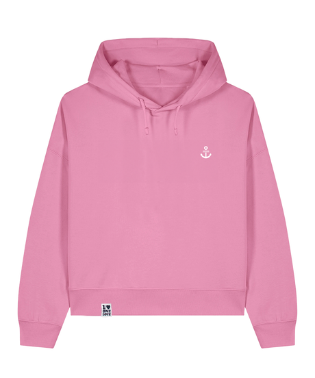 Unser Klassiker - Damen Premium Hoodie | Bio-Baumwolle | Edler Stick