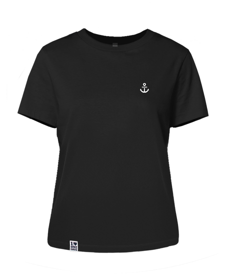 Unser Klassiker  - Damen Premium Shirt | Bio- Baumwolle | Edler Stick