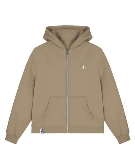 Unser Klassiker  - Sweatjacke | Bio-Baumwolle | Edler Stick