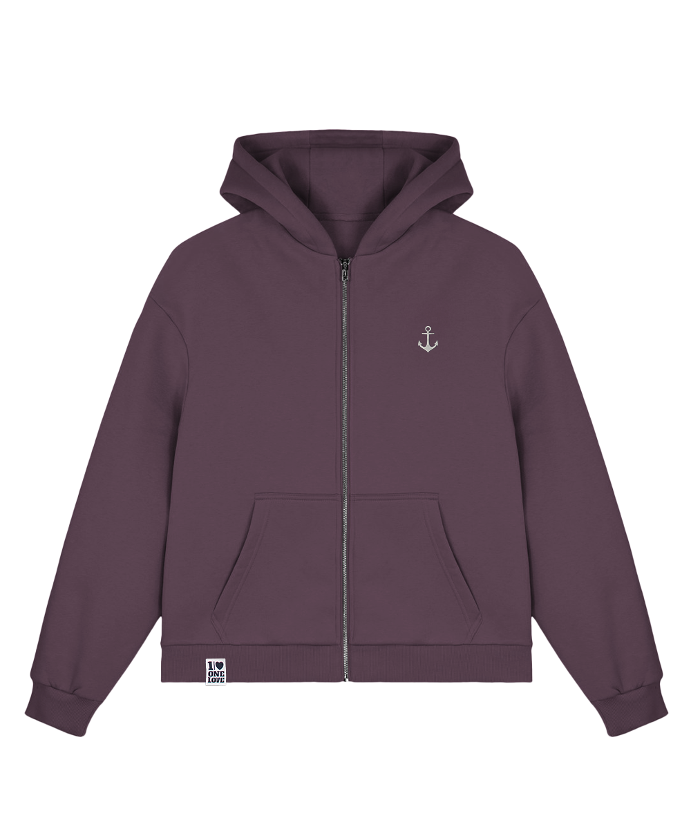 Unser Klassiker  - Sweatjacke | Bio-Baumwolle | Edler Stick