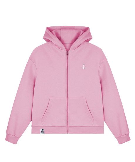 Unser Klassiker  - Sweatjacke | Bio-Baumwolle | Edler Stick