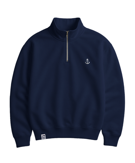 Unser Klassiker  - Unisex Premium Zipper | 100% Bio-Baumwolle | Edler Stick