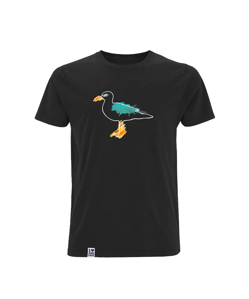 Möwe Aquarell  - Herren Shirt