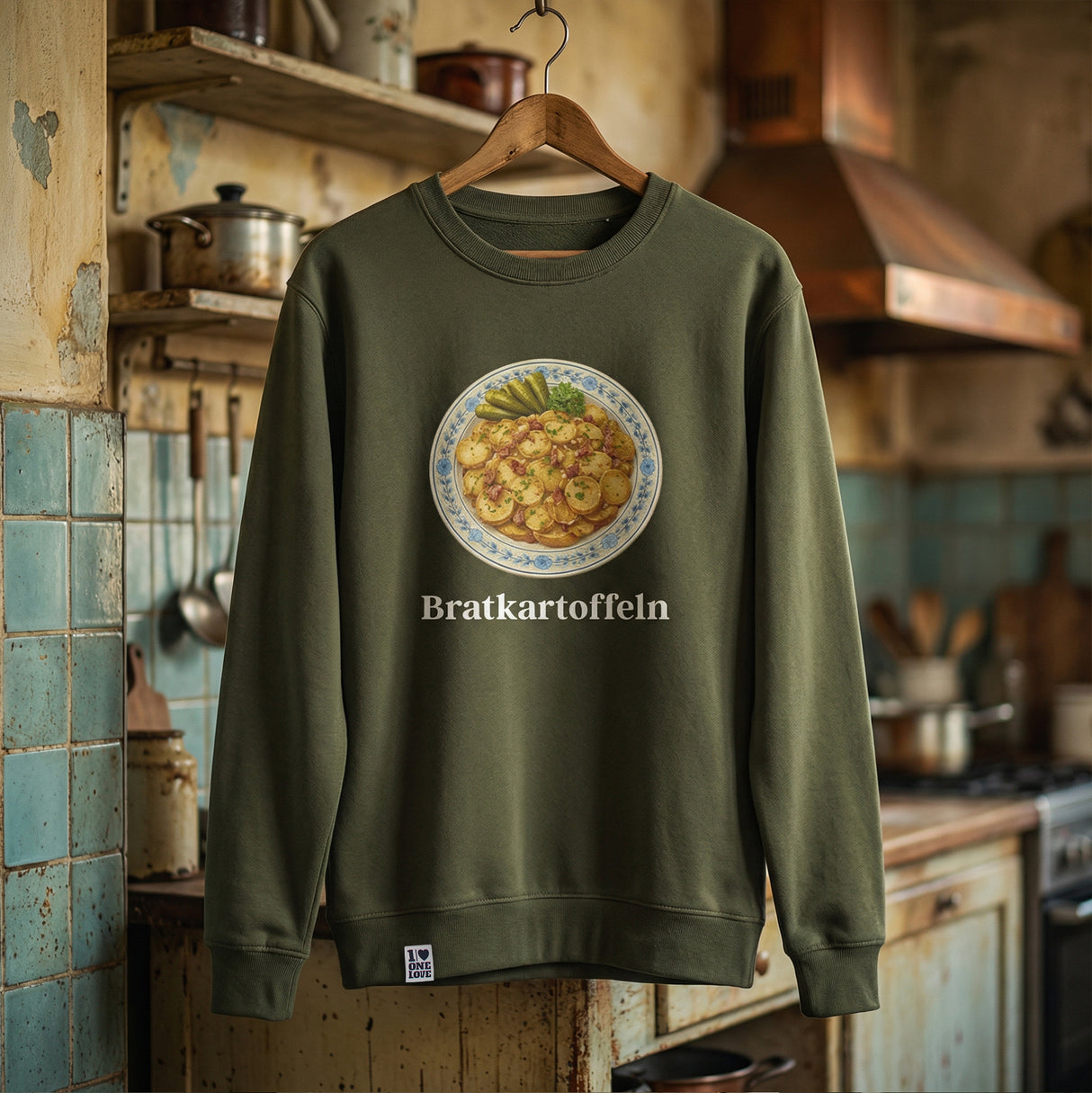 Bratkartoffeln  - Unisex Sweater | Bio-Baumwolle | 100% Omas Küche