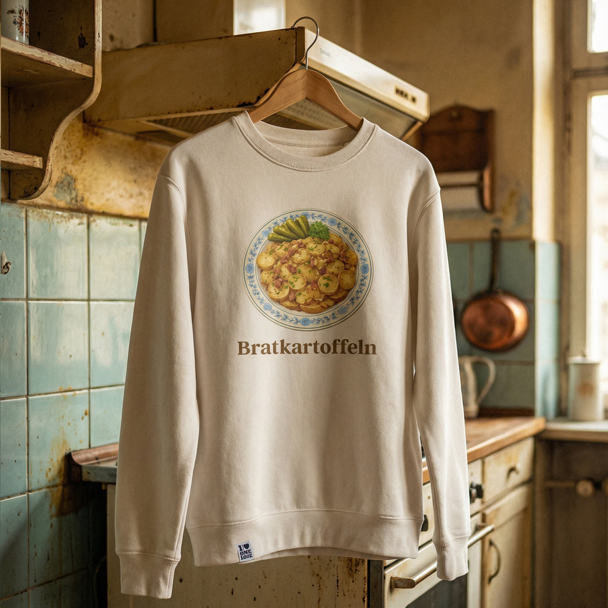 Bratkartoffeln  - Unisex Sweater | Bio-Baumwolle | 100% Omas Küche
