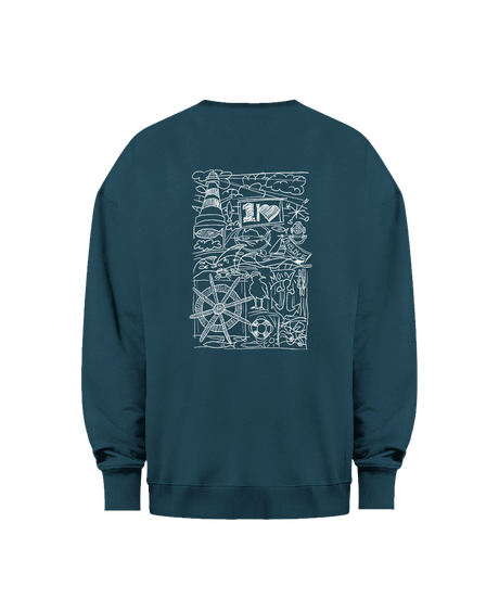 Onelove Collage  -  Oversized HighQuality Unisex Sweater