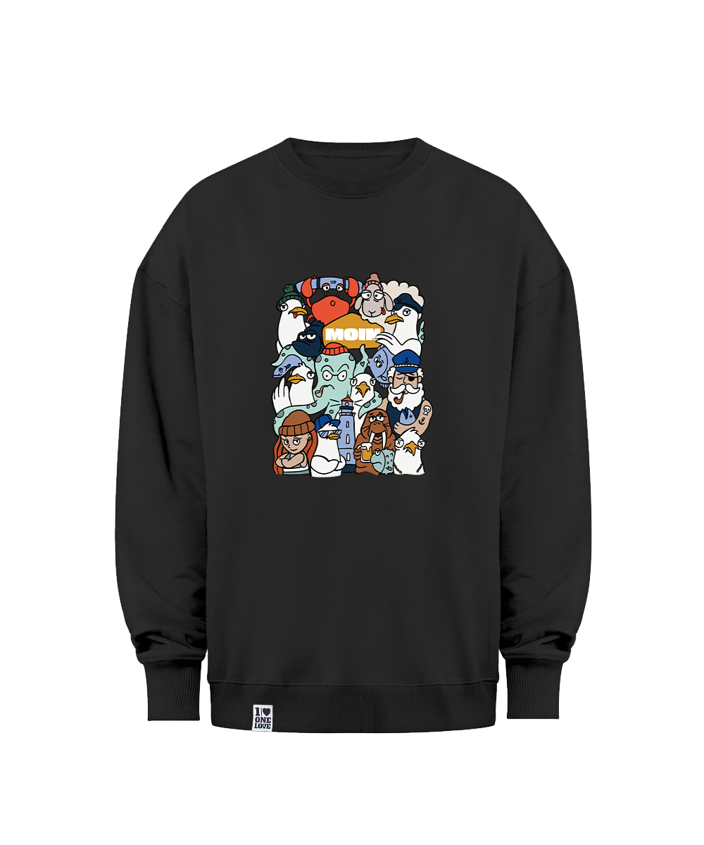 Moin Collage  - HighQuality Oversized Unisex Sweater