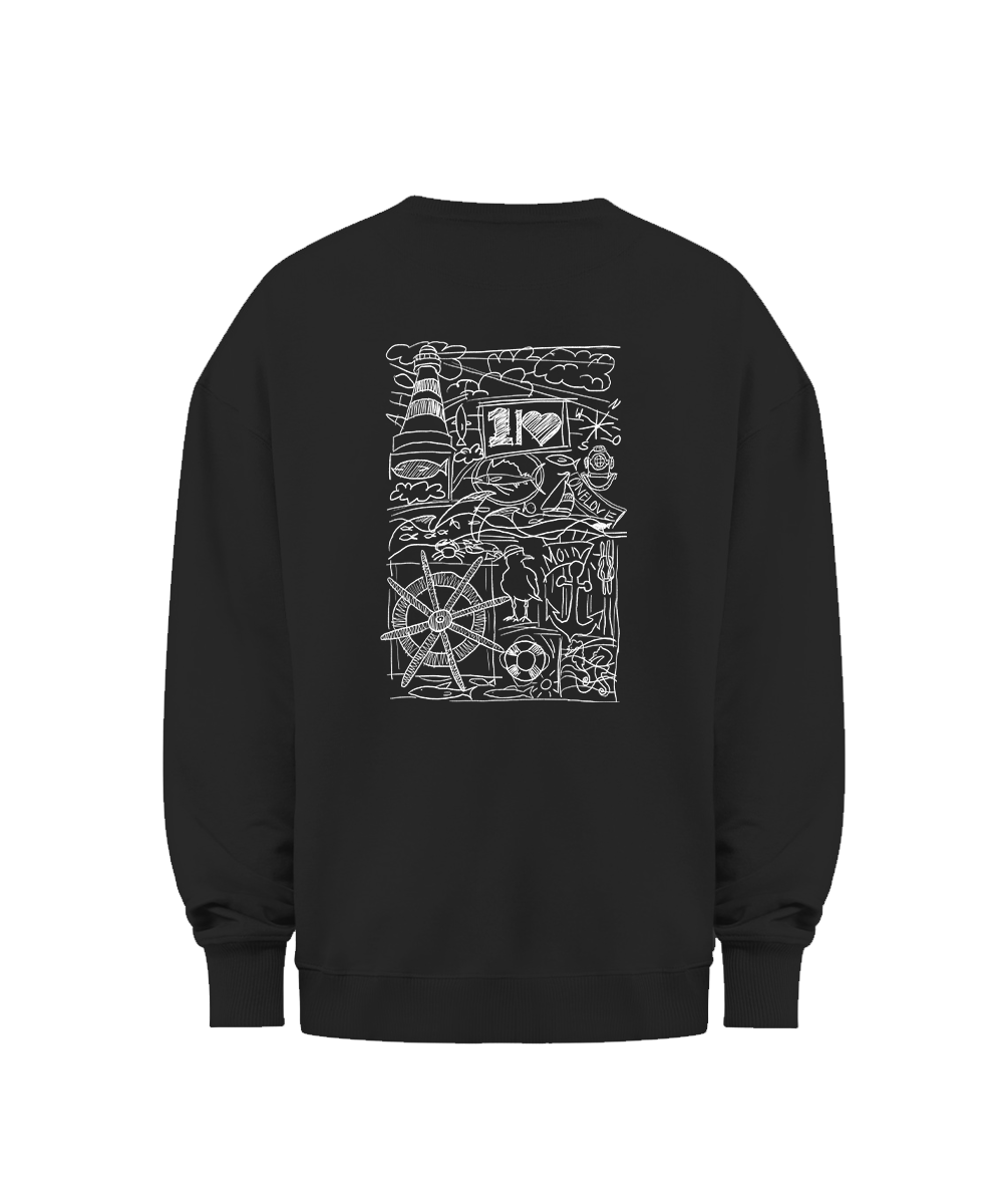 Onelove Collage  -  Oversized HighQuality Unisex Sweater