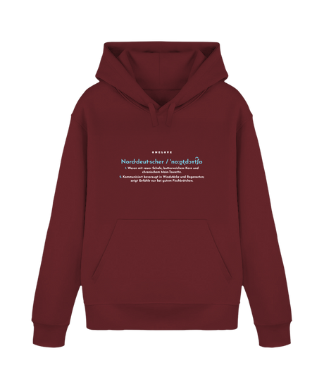 Definition eines Norddeutschen  - Unisex Hoodie | 100% Baumwolle