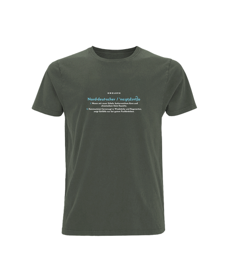 Definition eines Norddeutschen  - Herren Shirt | 100% Baumwolle