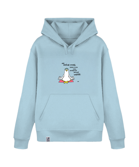 Der Frühe Vogel kann mich mal  - Unisex Hoodie | 100% Bio-Baumwolle