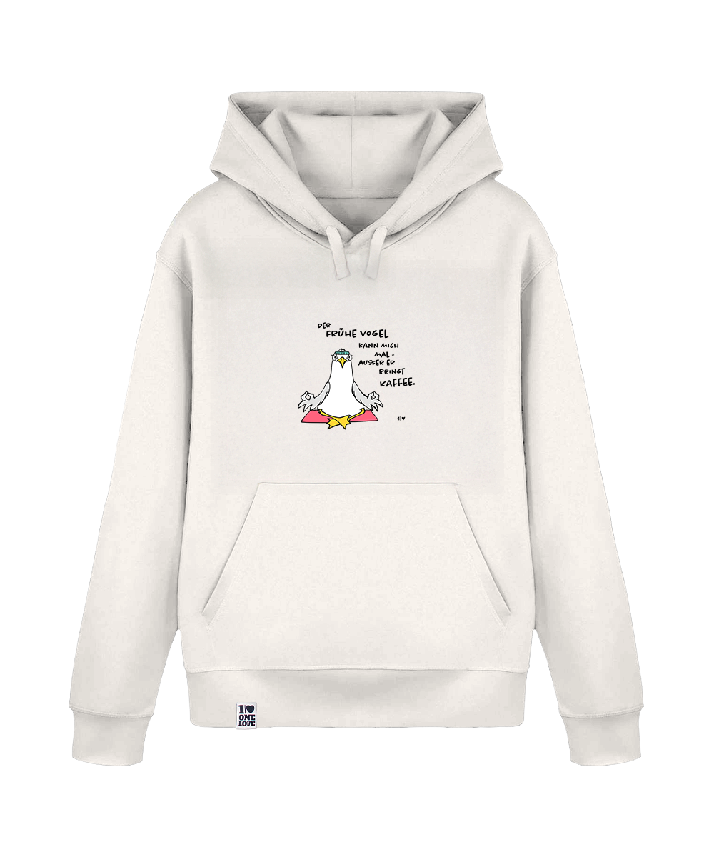 Der Frühe Vogel kann mich mal  - Unisex Hoodie | 100% Bio-Baumwolle