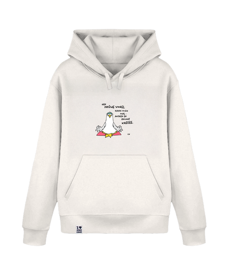 Der Frühe Vogel kann mich mal  - Unisex Hoodie | 100% Bio-Baumwolle