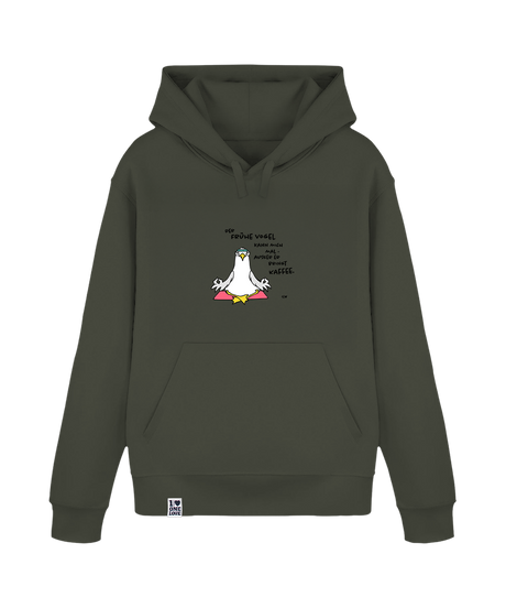Der Frühe Vogel kann mich mal  - Unisex Hoodie | 100% Bio-Baumwolle