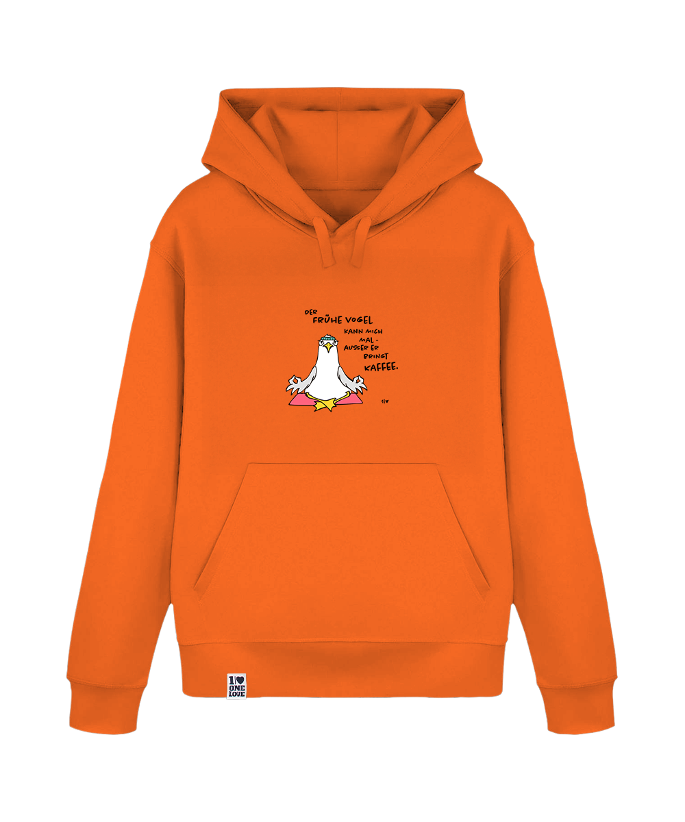 Der Frühe Vogel kann mich mal  - Unisex Hoodie | 100% Bio-Baumwolle