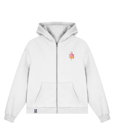 Mittelfinger Eis  - Unisex Sweatjacke