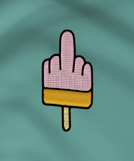Mittelfinger-Eis  - Shorts | Biobaumwolle | Edler Stick