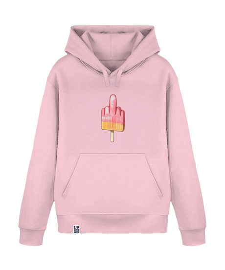 Mittelfinger-Eis  - Unisex Premium Hoodie | Bio-Baumwolle