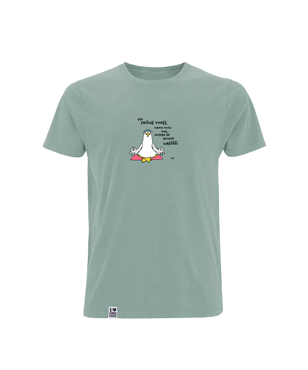 Der Frühe Vogel kann mich mal  - Herren Shirt | 100% Bio-Baumwolle