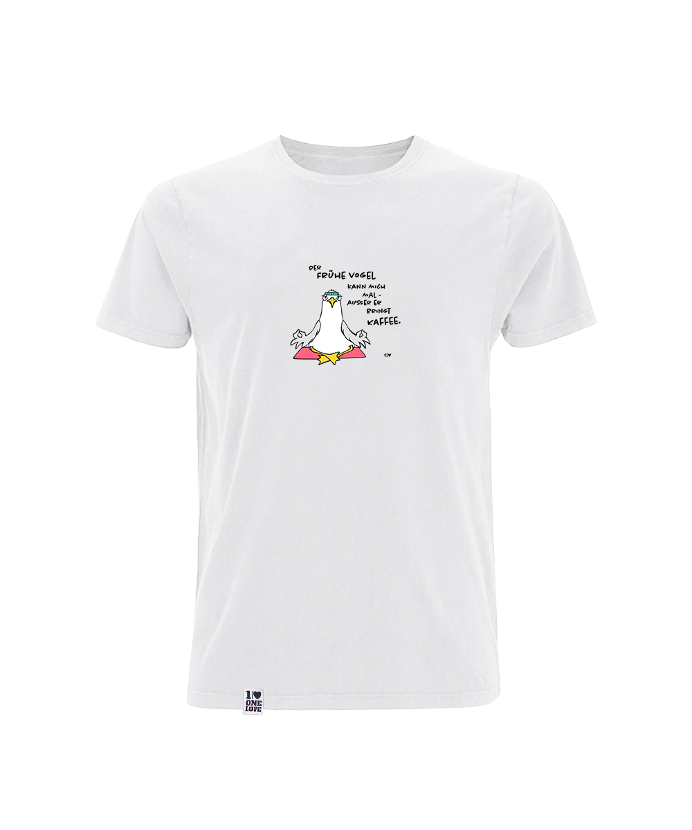 Der Frühe Vogel kann mich mal  - Herren Shirt | 100% Bio-Baumwolle