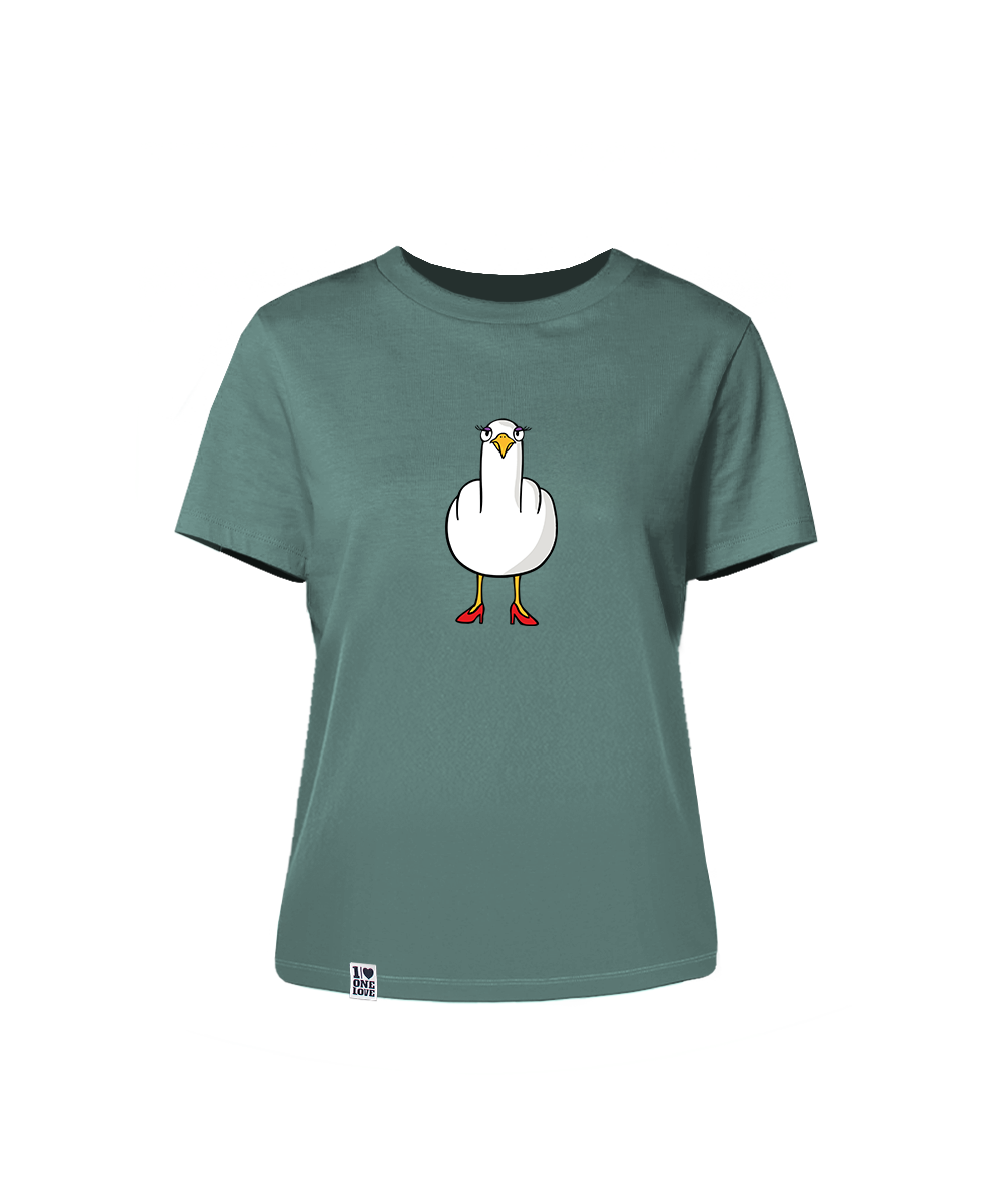 F**k YOU Möwenlady Shirt Damen Organic