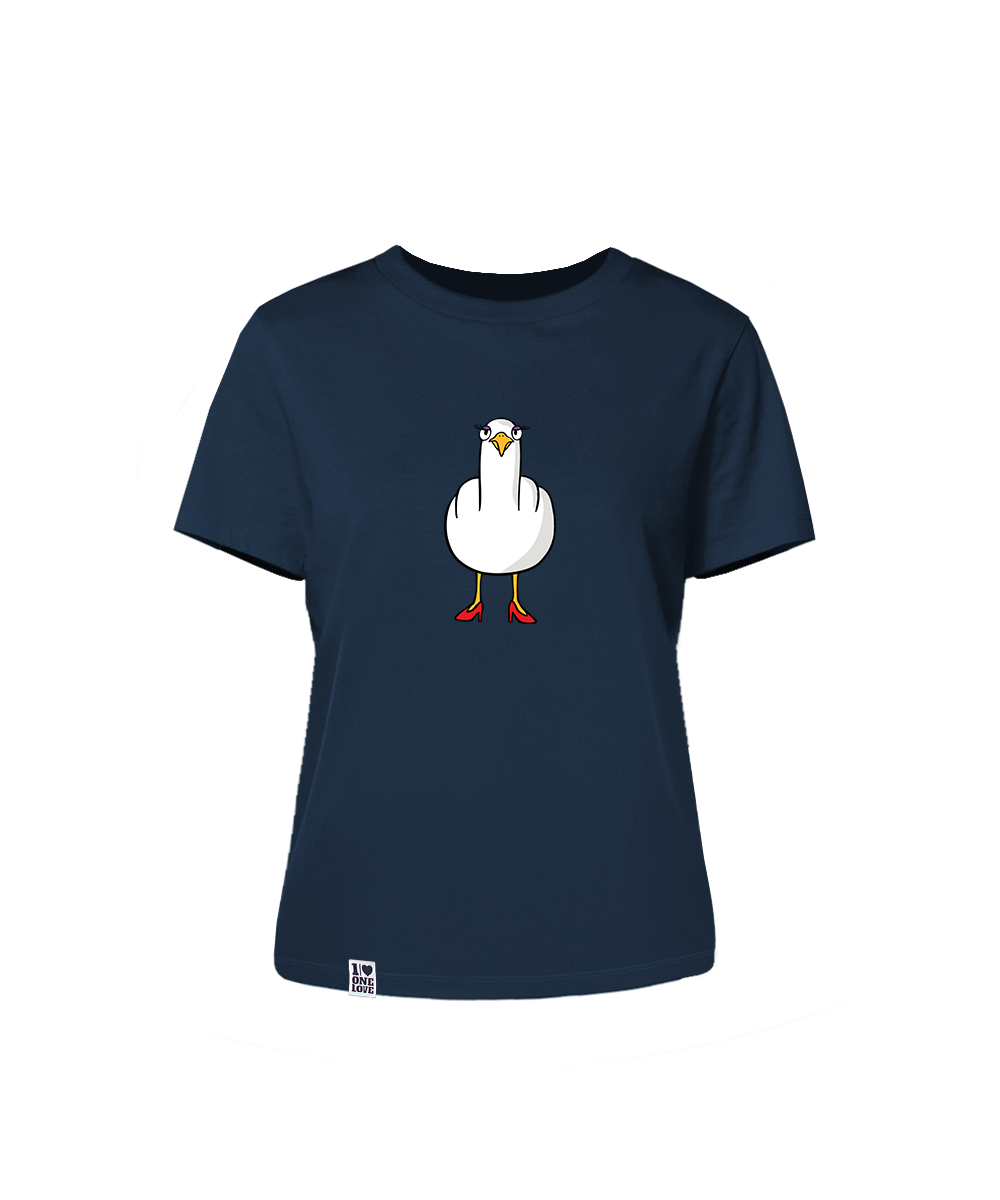 F**k YOU Möwenlady Shirt Damen Organic