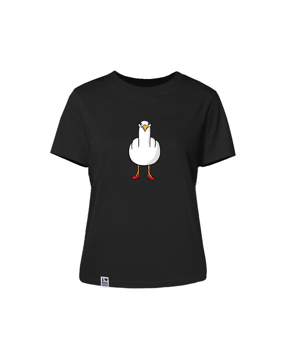 F**k YOU Möwenlady Shirt Damen Organic