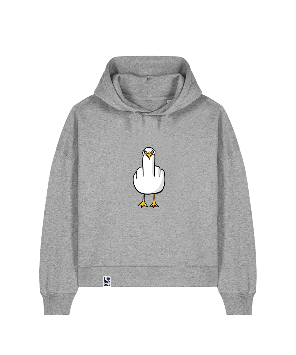 F**k You Möwe - Damen Hoodie | Bio-Baumwolle
