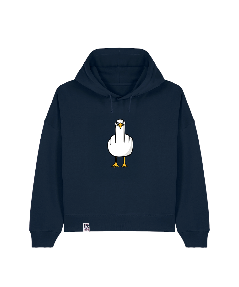 F**k You Möwe - Damen Hoodie | Bio-Baumwolle