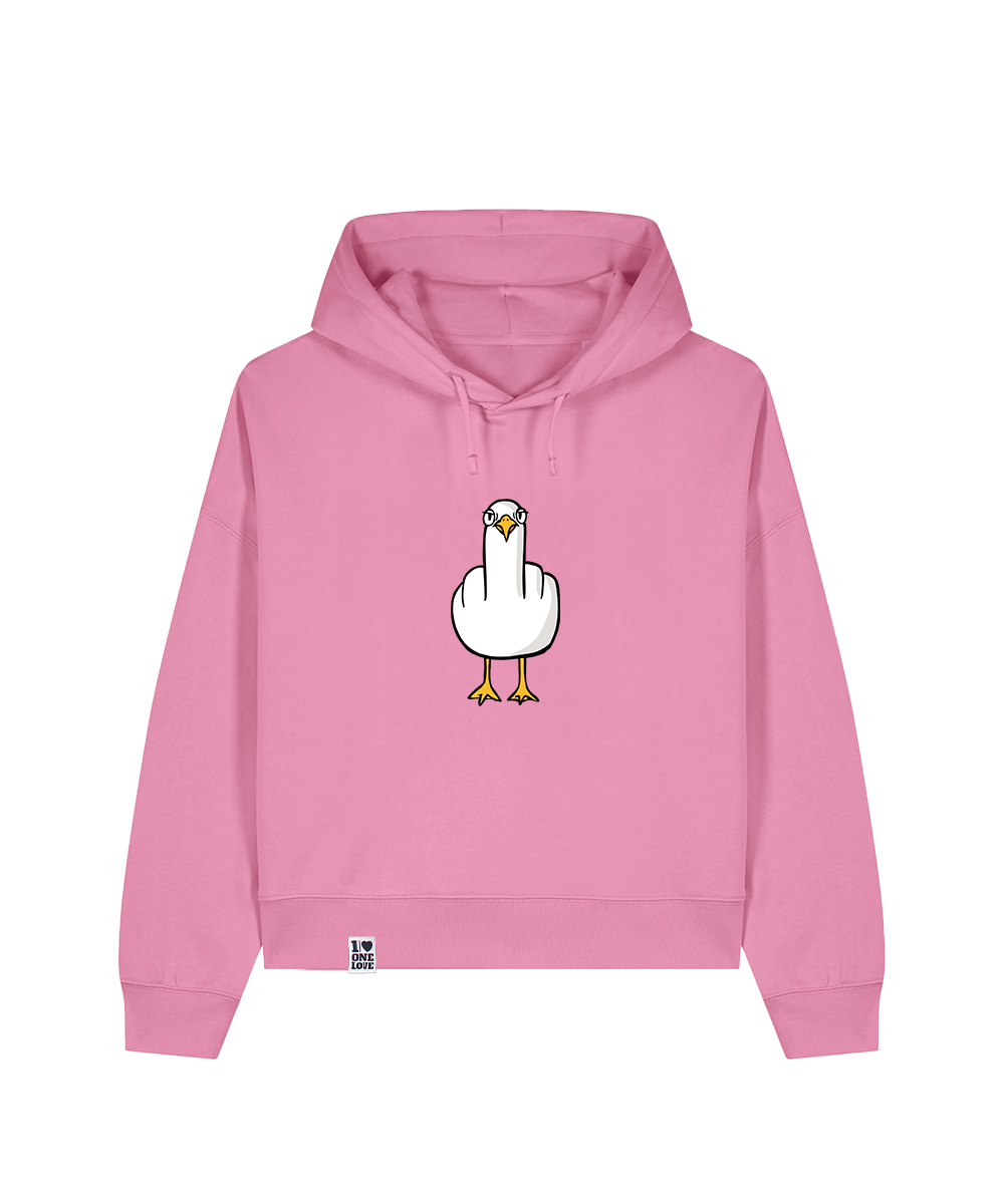 F**k You Möwe - Damen Hoodie | Bio-Baumwolle