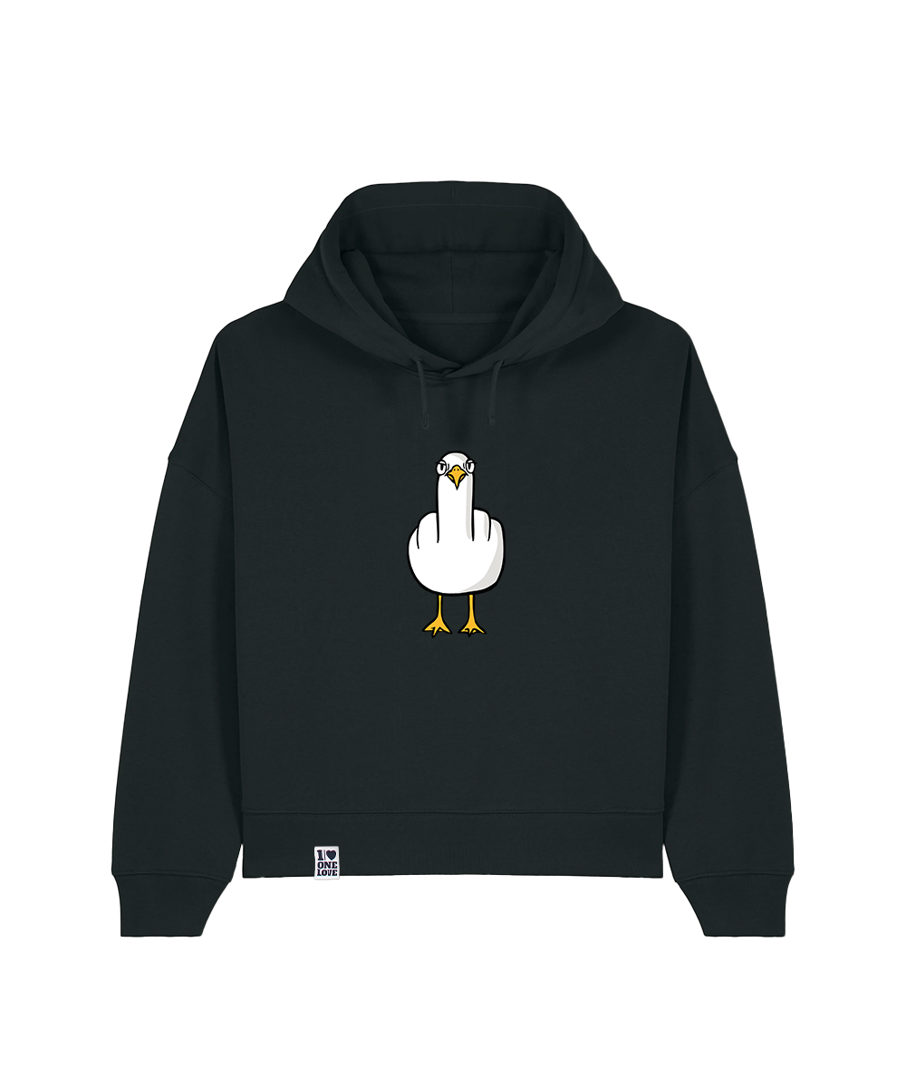 F**k You Möwe - Damen Hoodie | Bio-Baumwolle