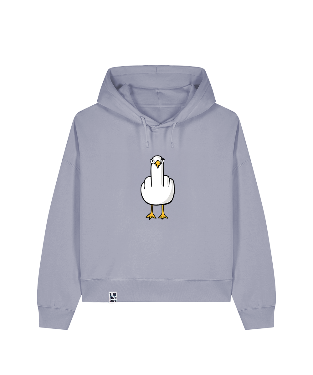 F**k You Möwe - Damen Hoodie | Bio-Baumwolle