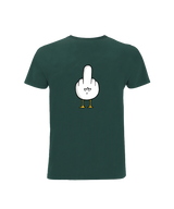 Fuck You Möwe mit Backprint  - Herren Shirt