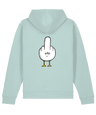 F**k You Möwe  - Unisex Premium Hoodie | Bio-Baumwolle | Backprint
