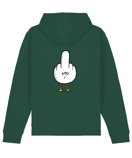F**k You Möwe  - Unisex Premium Hoodie | Bio-Baumwolle | Backprint