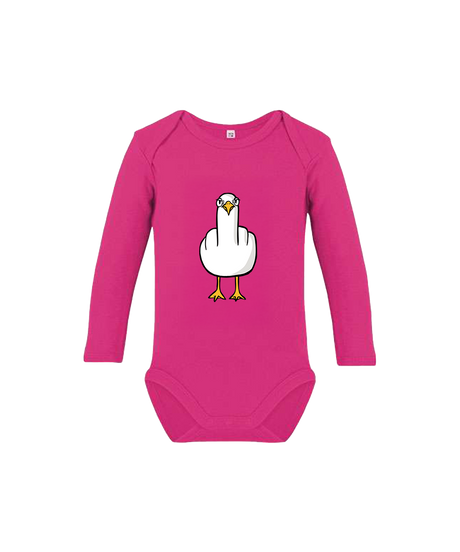 F**k You Möwe  - Baby Body Langarm