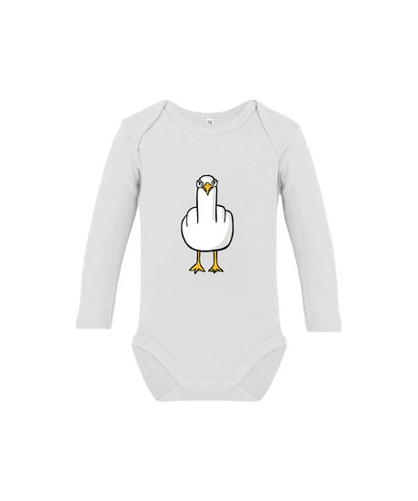 F**k You Möwe  - Baby Body Langarm