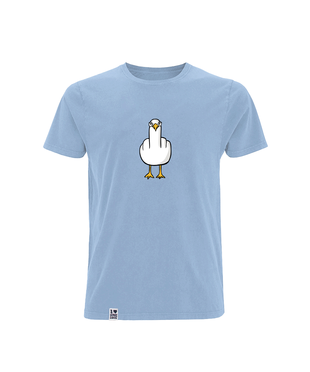 F**k YOU Möwe Shirt Herren Organic