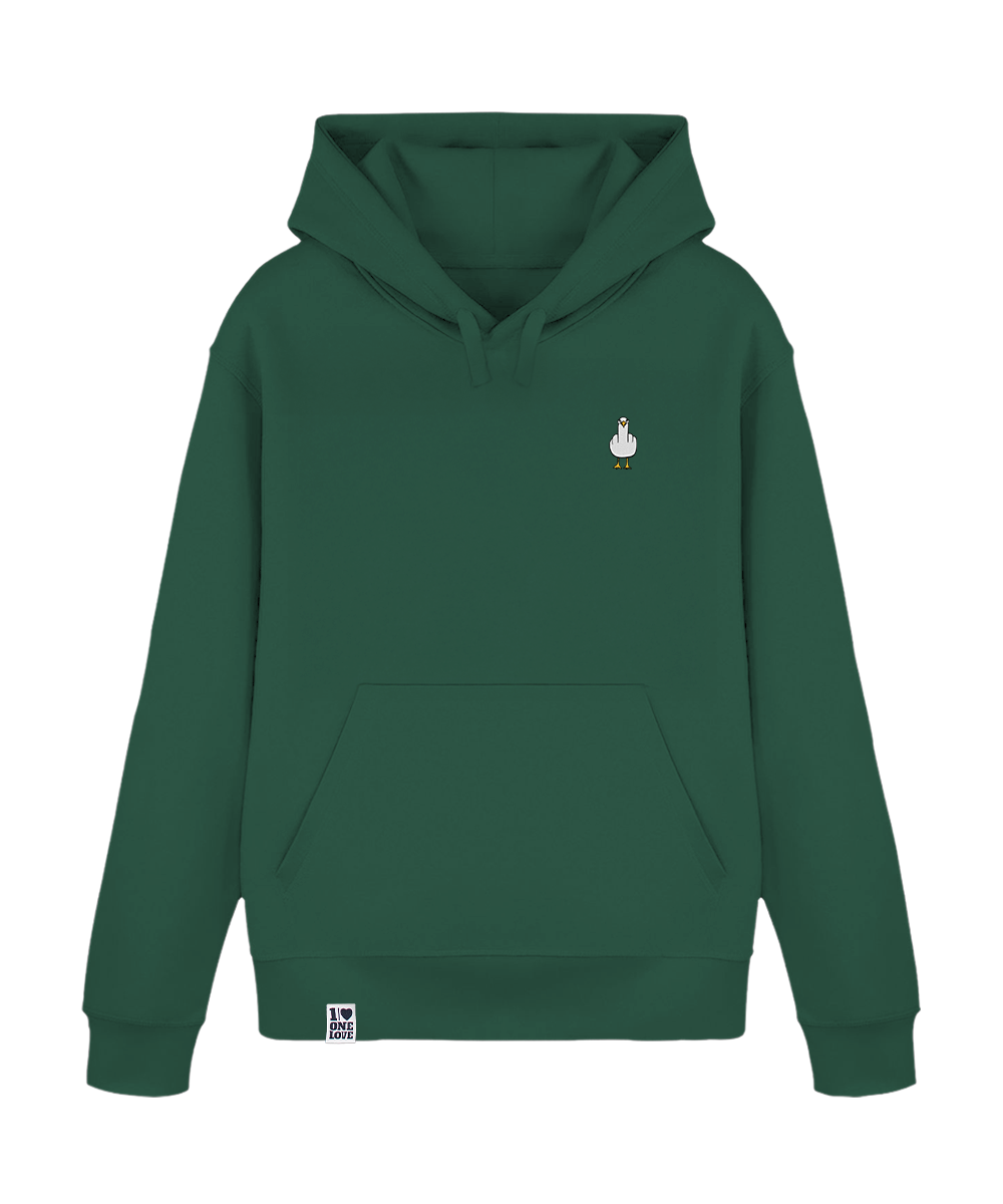 F**k You Möwe   - Unisex Premium Hoodie | Edler Stick