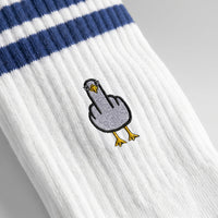 F**k You Möwe - Gestreifte Tennissocken