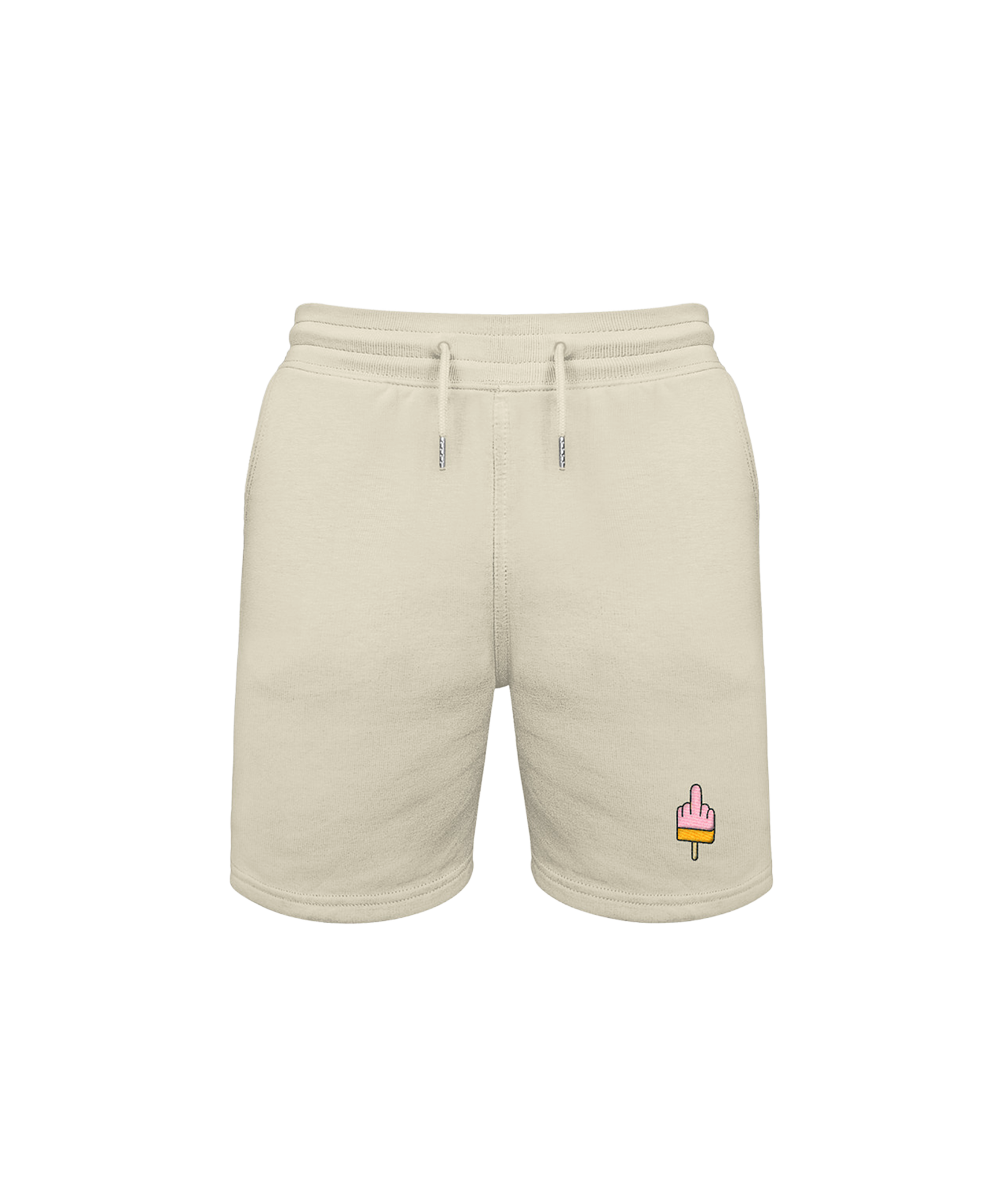 Mittelfinger-Eis  - Shorts | Biobaumwolle | Edler Stick