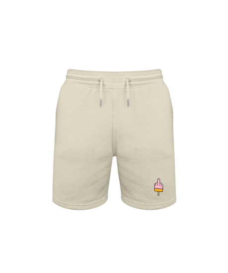 Mittelfinger-Eis  - Shorts | Biobaumwolle | Edler Stick
