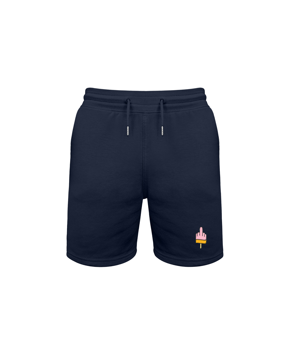 Mittelfinger-Eis  - Shorts | Biobaumwolle | Edler Stick