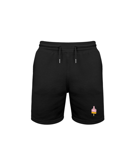 Mittelfinger-Eis  - Shorts | Biobaumwolle | Edler Stick