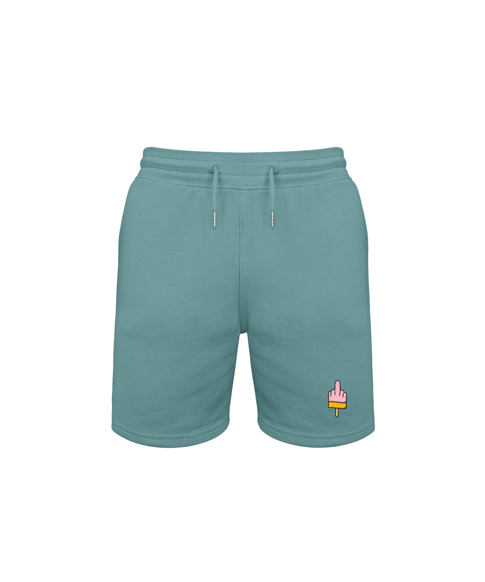 Mittelfinger-Eis  - Shorts | Biobaumwolle | Edler Stick