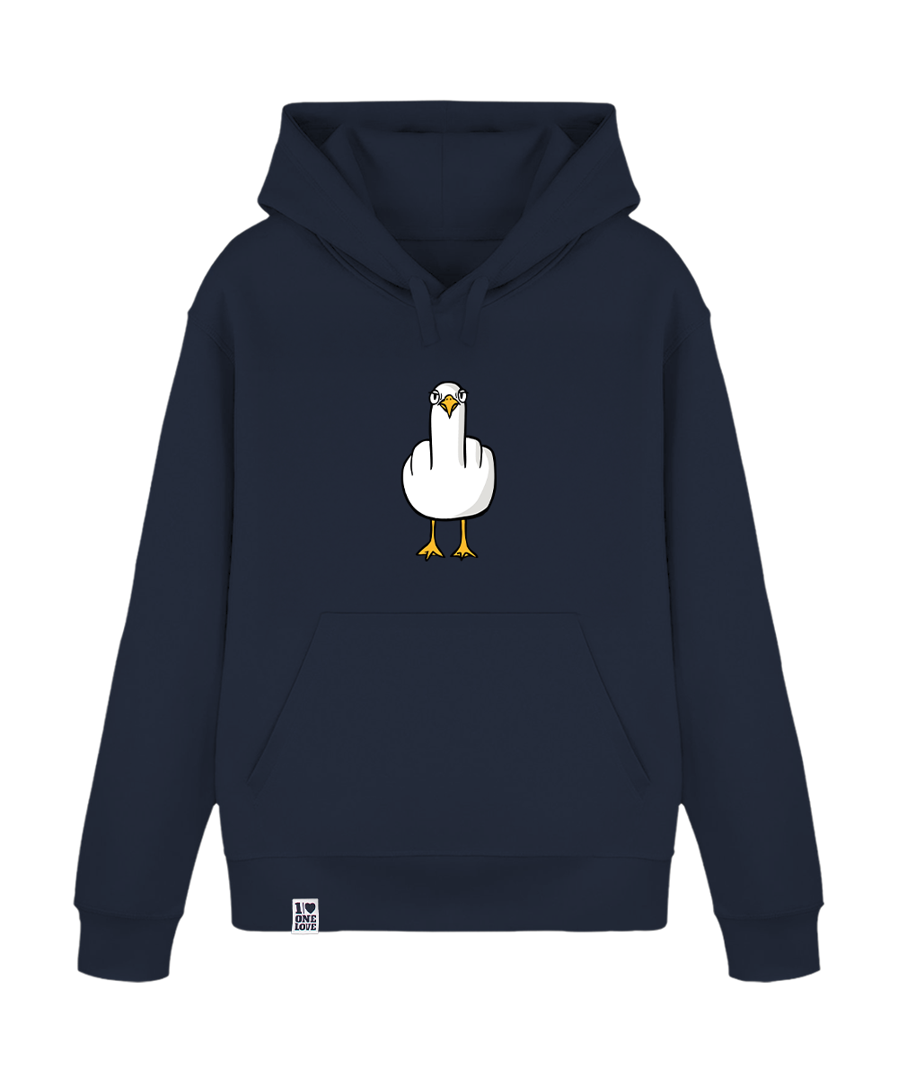 F**k You Möwe  - Unisex Premium Hoodie | Bio-Baumwolle
