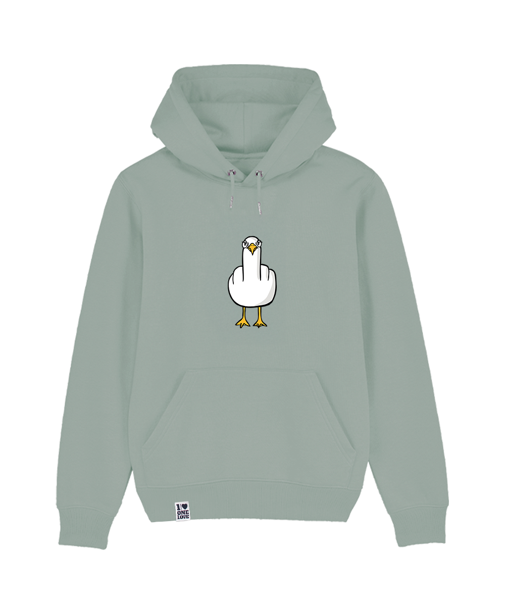 F**k YOU Möwe Hoodie Organic Unisex
